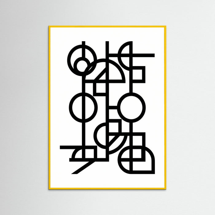Yellow Wood Art Print