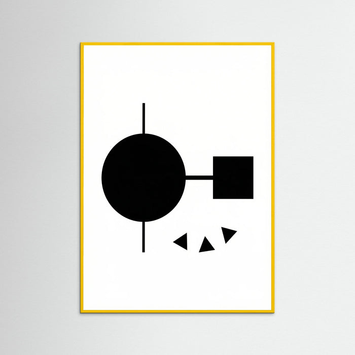 Yellow Wood Art Print