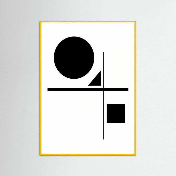 Yellow Wood Art Print