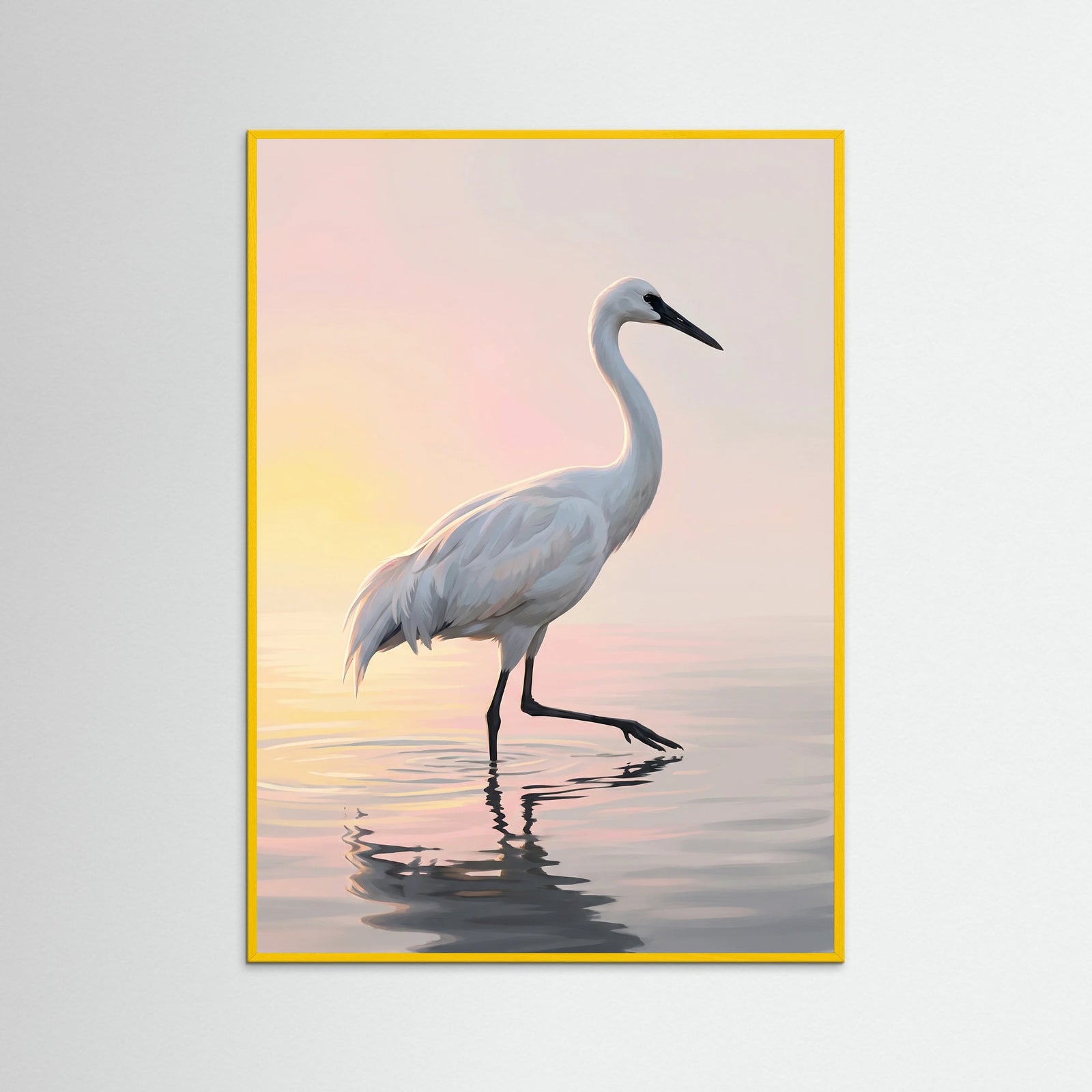 Yellow Wood Ascending Swan