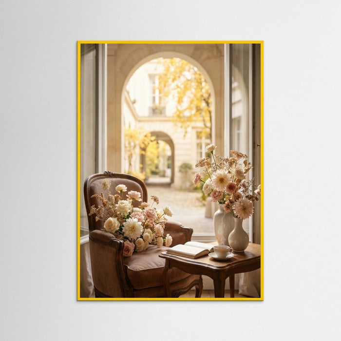 Yellow Wood Autumn Window Blooms