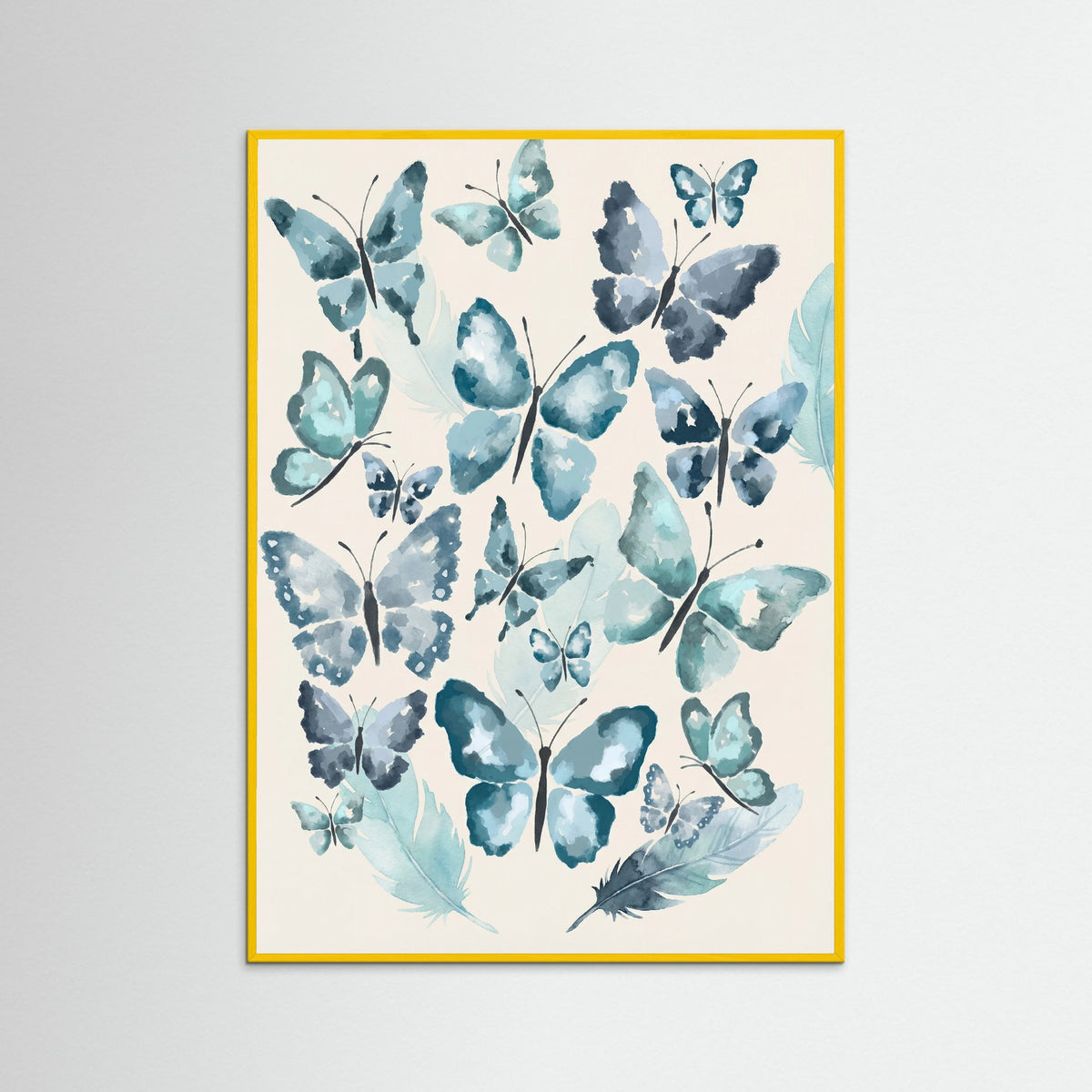 Yellow Wood Azure Butterflies