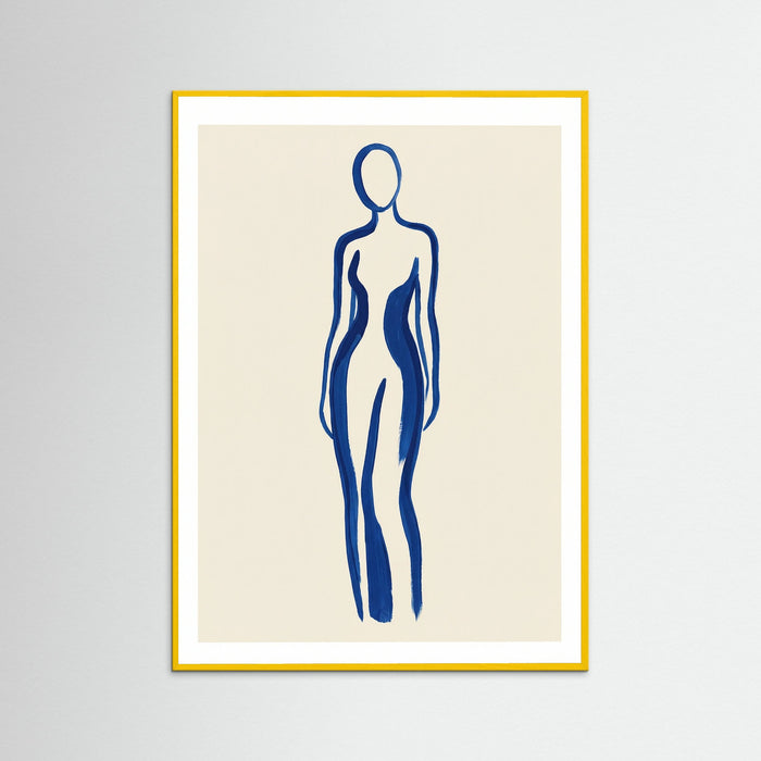 Yellow Wood Azure Contemplation