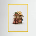 Backpack Travel Poster – poster and art print