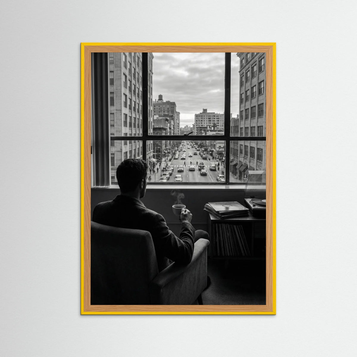 Yellow Wood Balcony Serenity