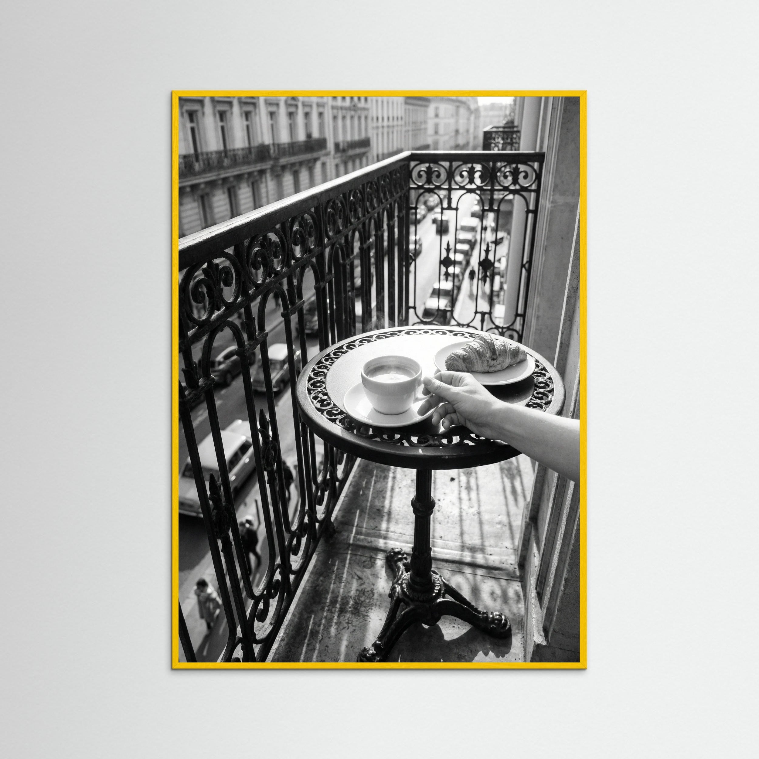 Yellow Wood Balcony Serenity