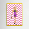 Barbie Zig Zag Poster – Poster und Kunstdruck