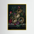 Yellow Wood Baroque Floral Opulence