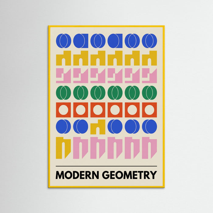 Bauhaus Blooms Grid – plakat og kunsttryk