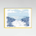 Beach Walk Poster – poster and art print