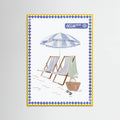 Affiche Beach chairs – affiche et impression d’art