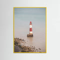 Beachy head lighthouse in England - summer nostalgic travel photography Poster – plakat og kunsttryk