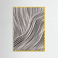 Beige Wave Pattern Poster – poster and art print