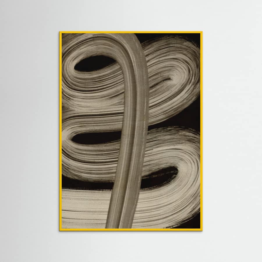 Beige strokes no 4 Poster – Poster und Kunstdruck