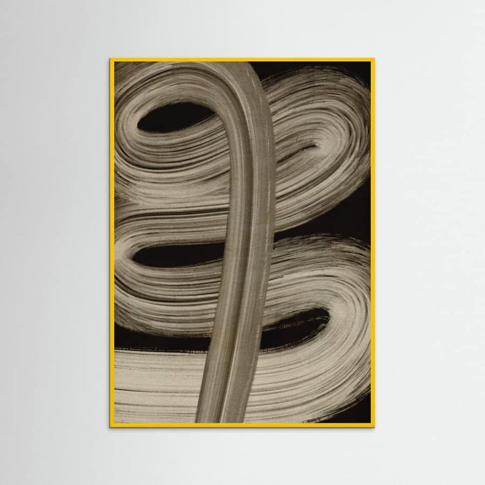 Beige strokes no 4 Poster – Poster und Kunstdruck
