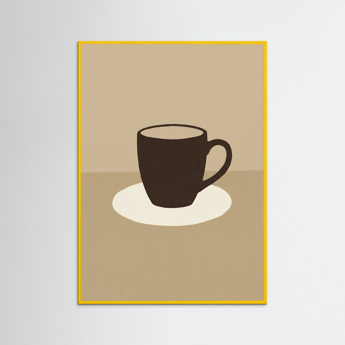 Yellow Wood Beverage Silhouette