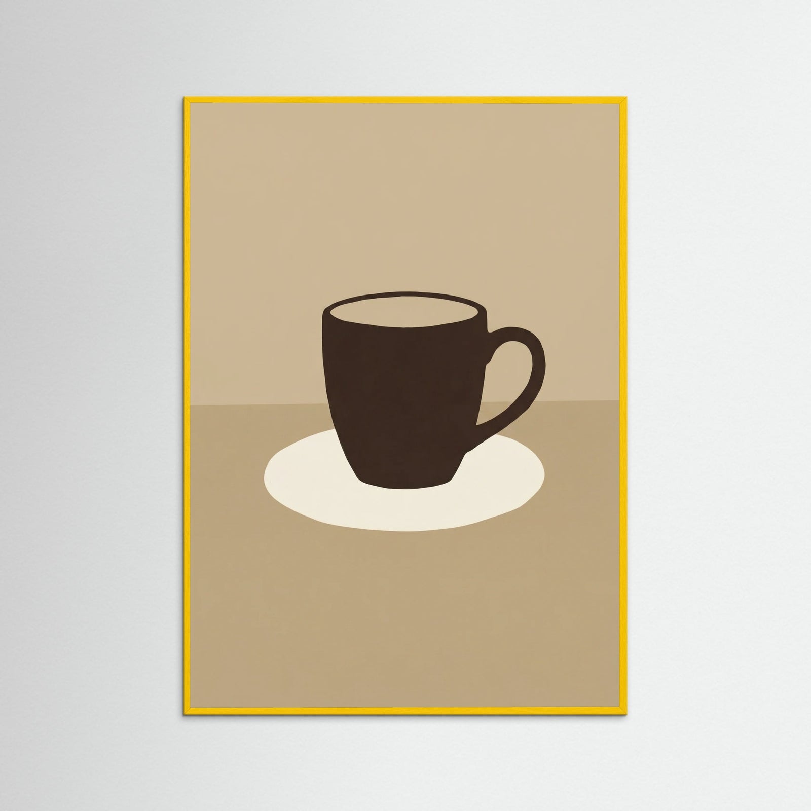 Yellow Wood Beverage Silhouette