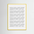 Black Howdy -juliste – juliste ja taidepainatus