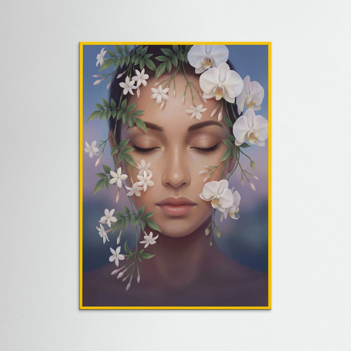 Yellow Wood Blossom Veil