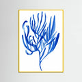 Blue Aquatic Plant Poster 4 – poster and art print