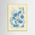 Yellow Wood Blue Bloom Study