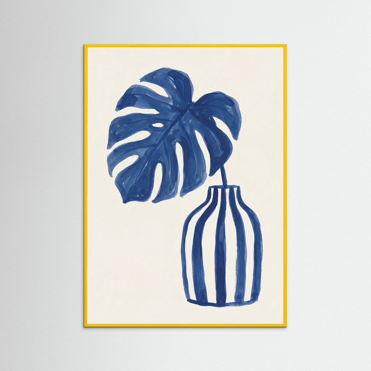 Yellow Wood Blue Blooms