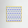 Poster Blue Crabs Nautical Pattern – poster e stampa artistica