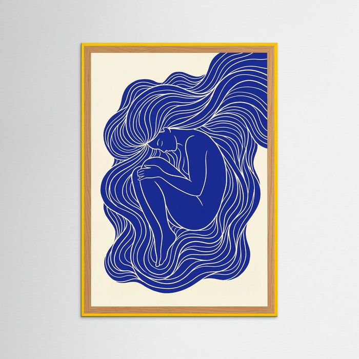 Yellow Wood Blue Embrace 1
