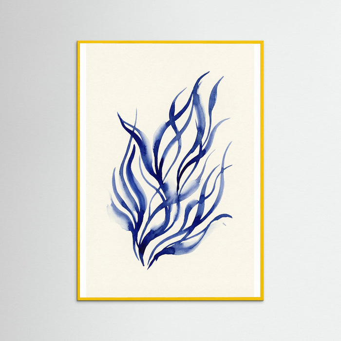 Yellow Wood Blue Embrace Blue