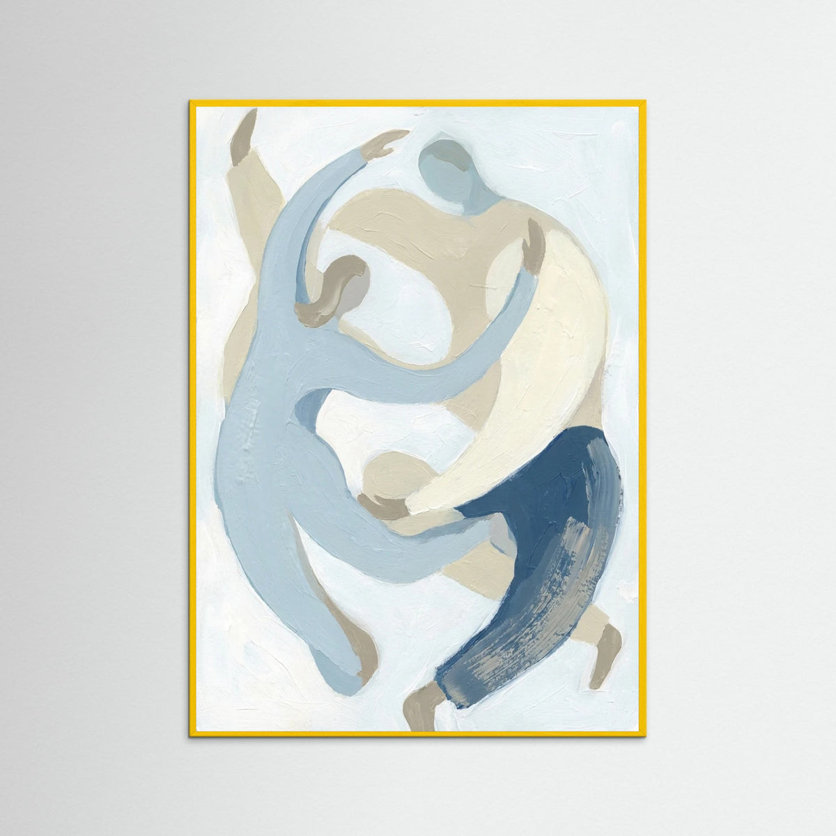 Yellow Wood Blue Intertwine