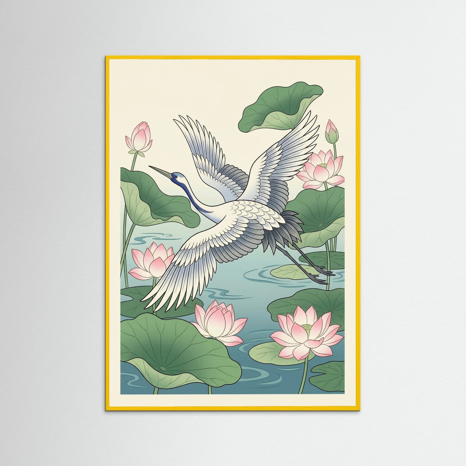 Yellow Wood Blue Iris Bloom