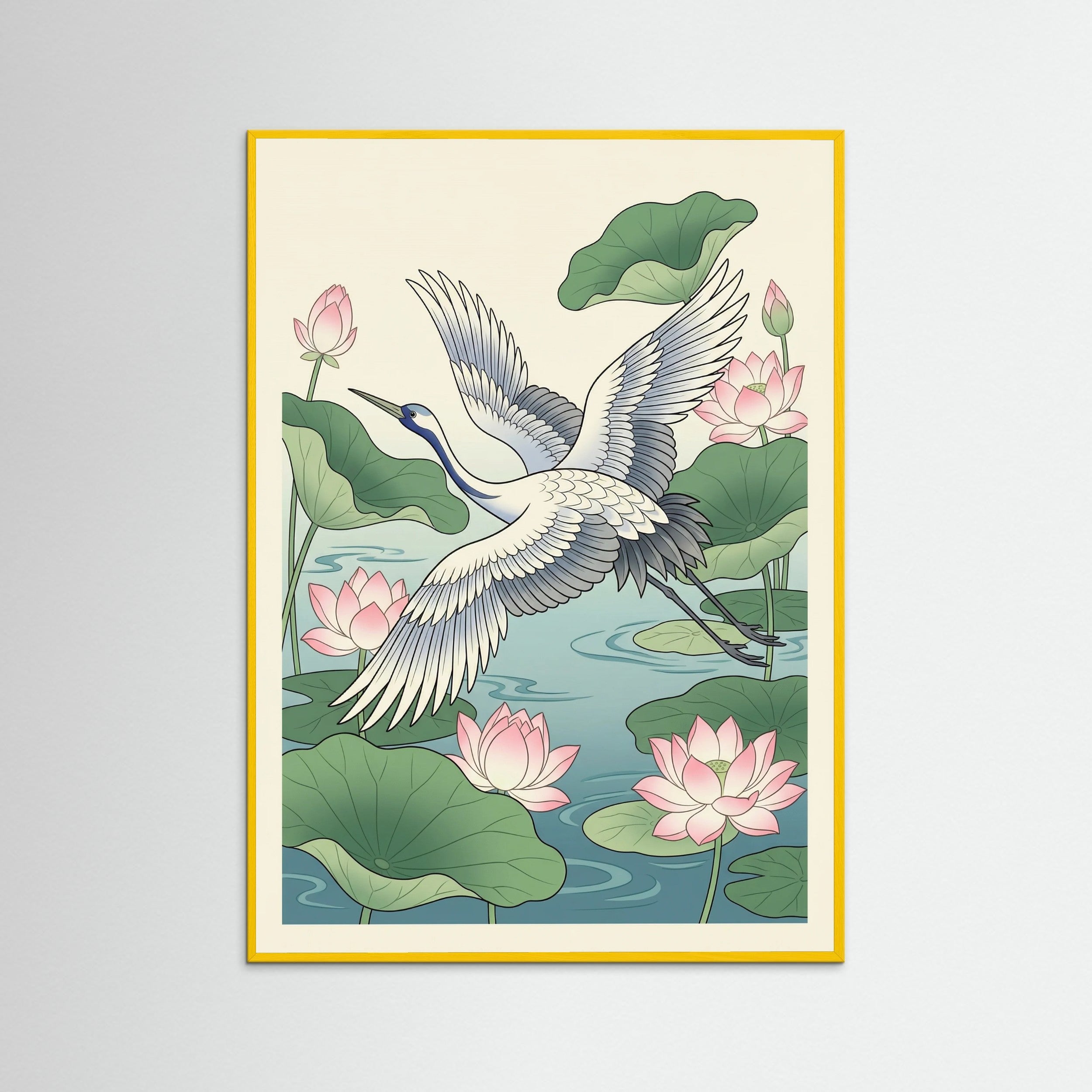 Yellow Wood Blue Iris Bloom