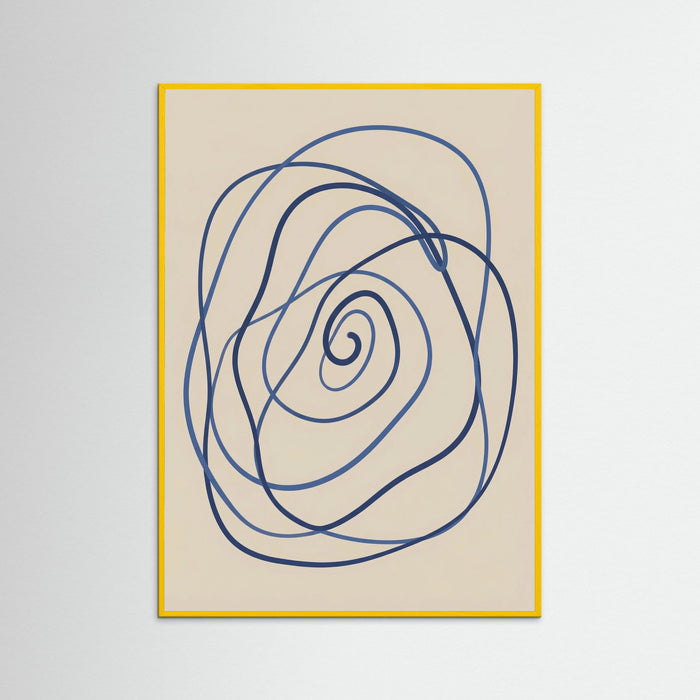 Yellow Wood Blue Meander