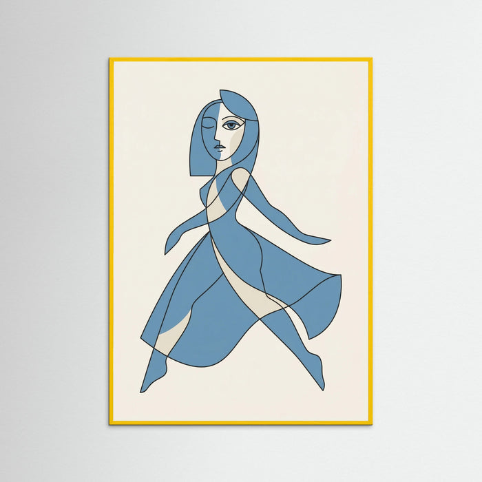 Yellow Wood Blue Profile Study