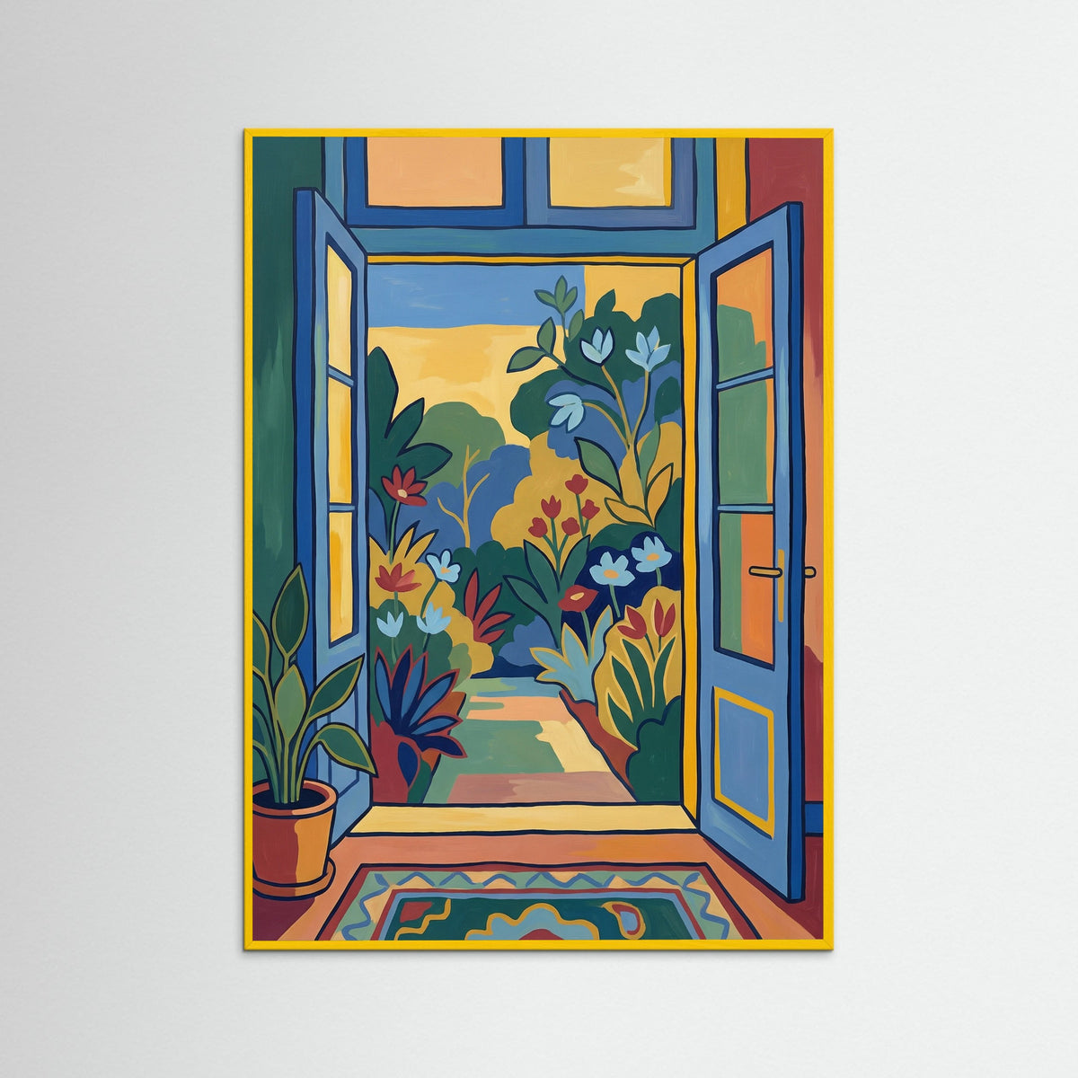 Yellow Wood Blue Sanctuary