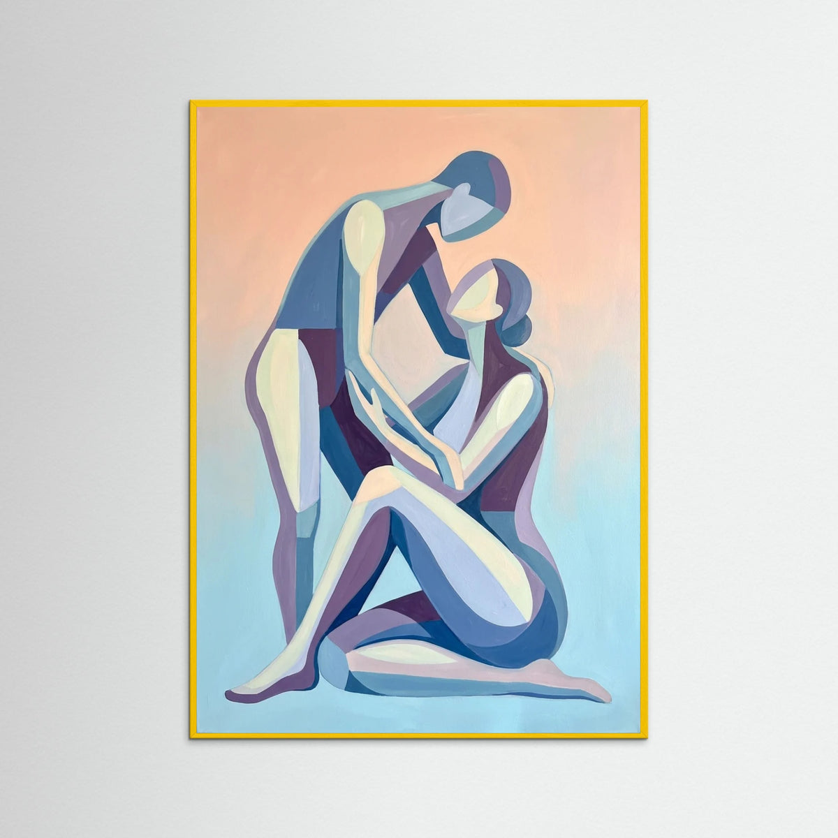 Yellow Wood Blue Serenity