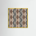 Yellow Wood Boho Lines Poster