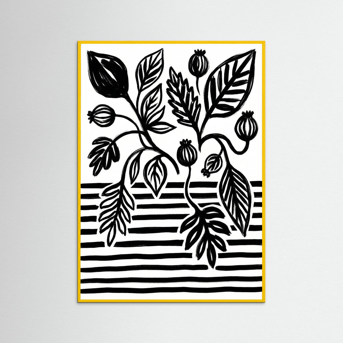 Yellow Wood Bold Bloom Still Life