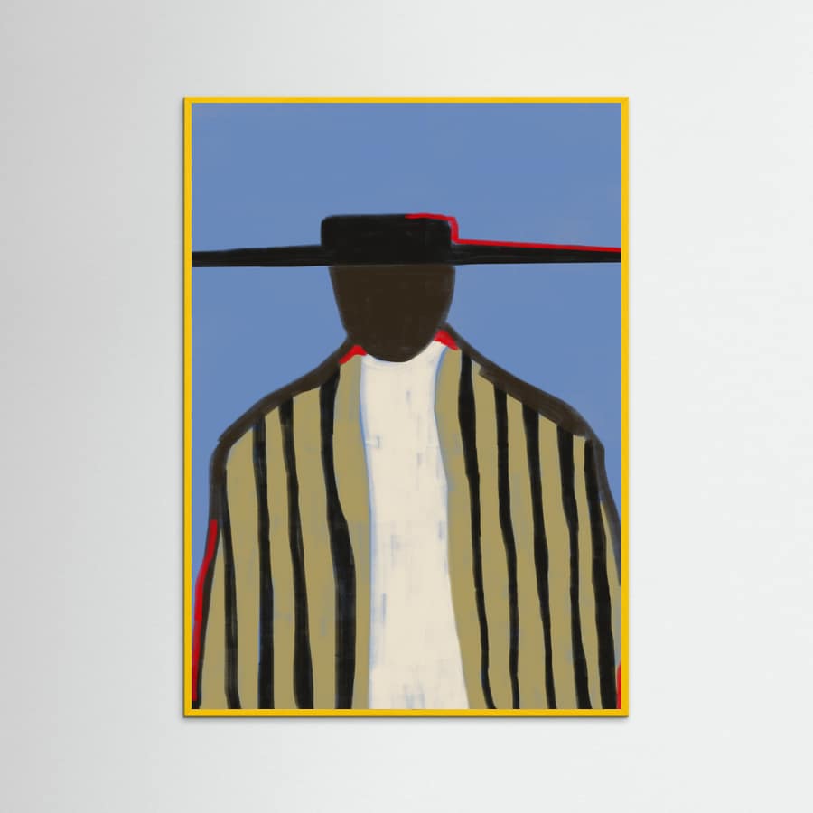 Bold Hat and Stripes New Mexico Style Poster – plakat og kunsttryk
