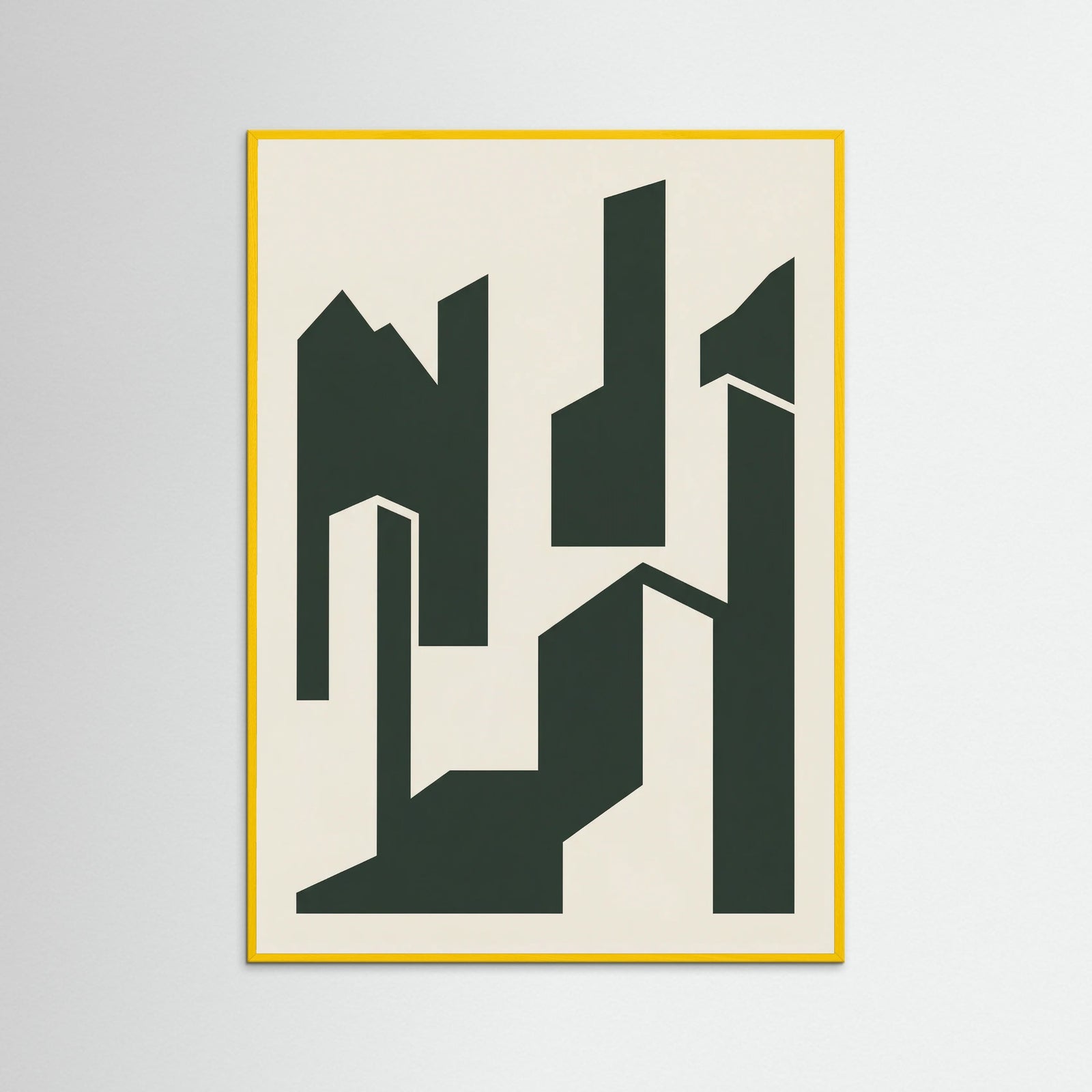 Yellow Wood Bold Letterforms