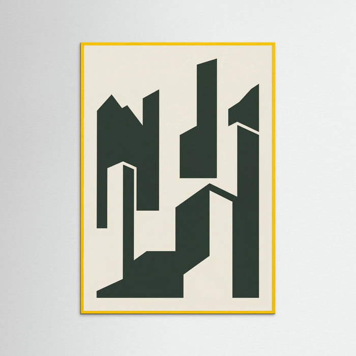 Yellow Wood Bold Letterforms
