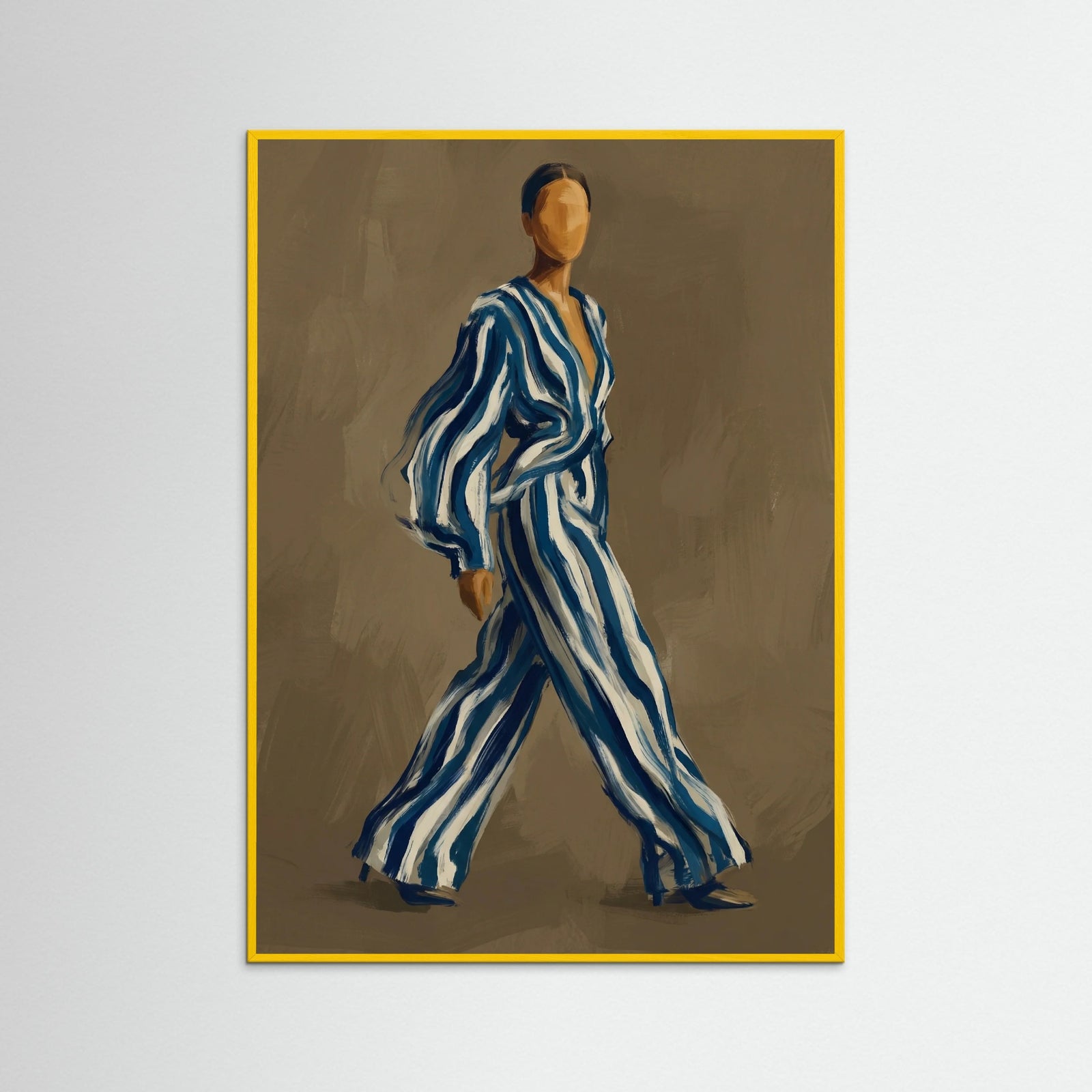 Yellow Wood Bold Strokes Portrait