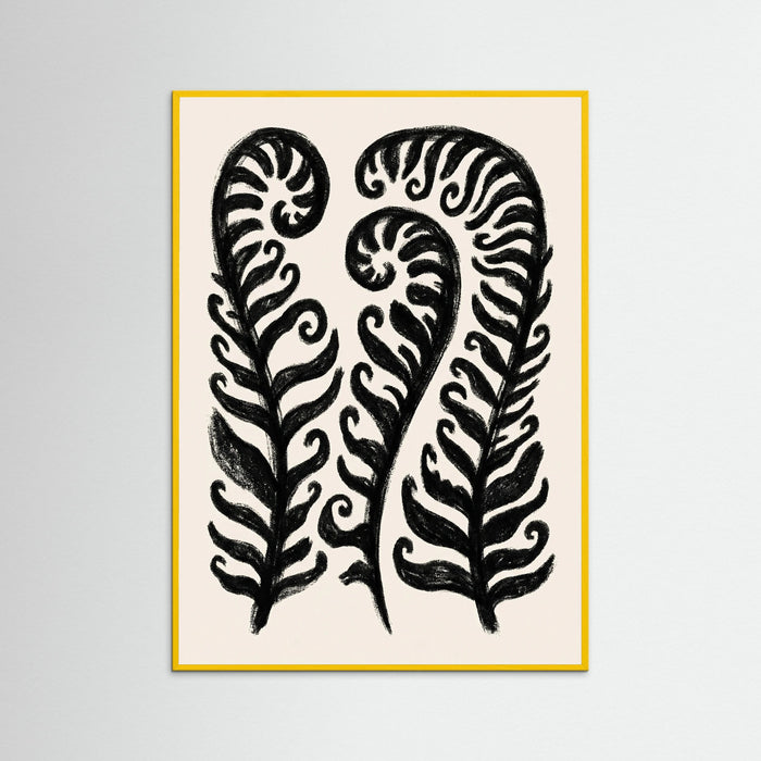 Yellow Wood Bold Vase Blooms