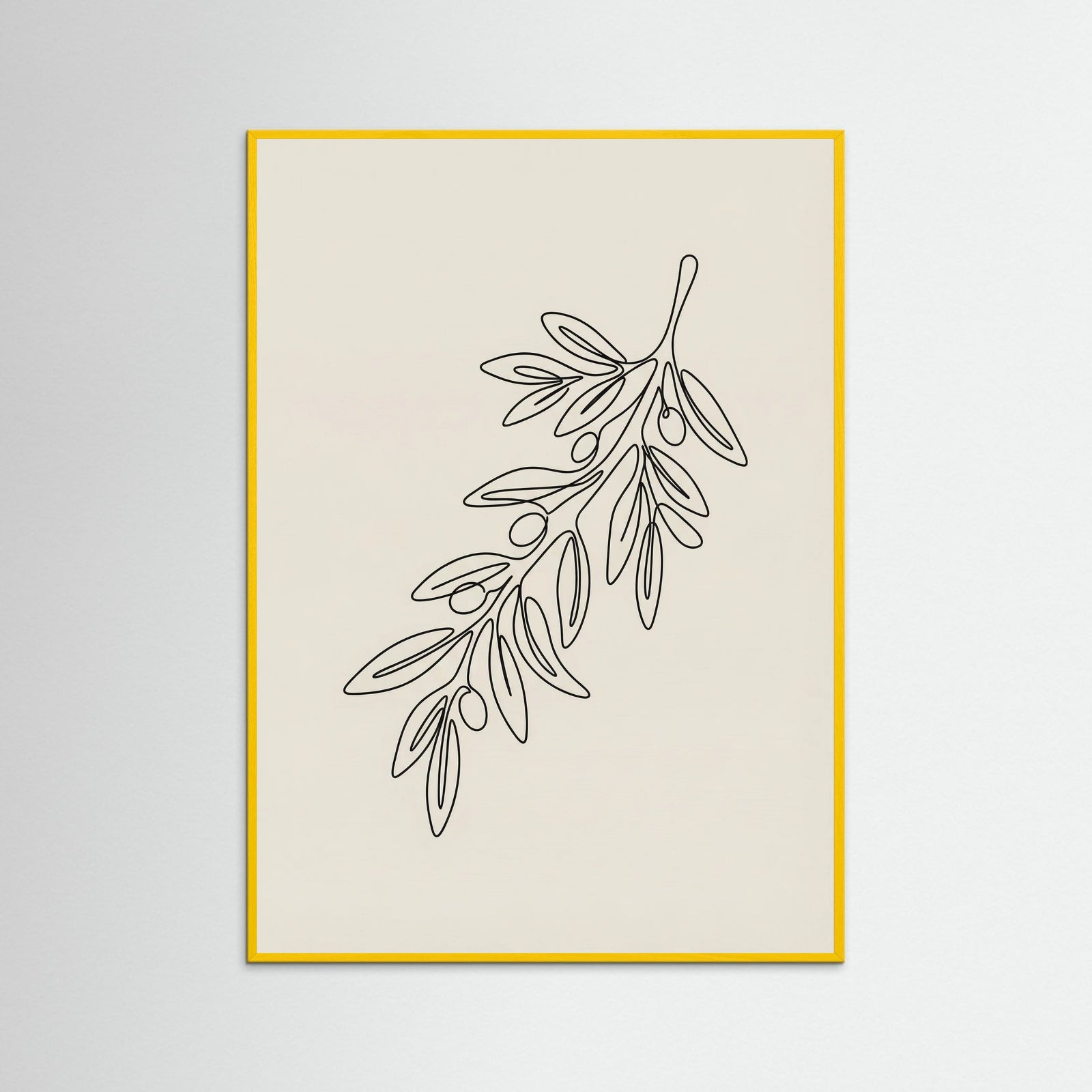 Yellow Wood Botanical Contour