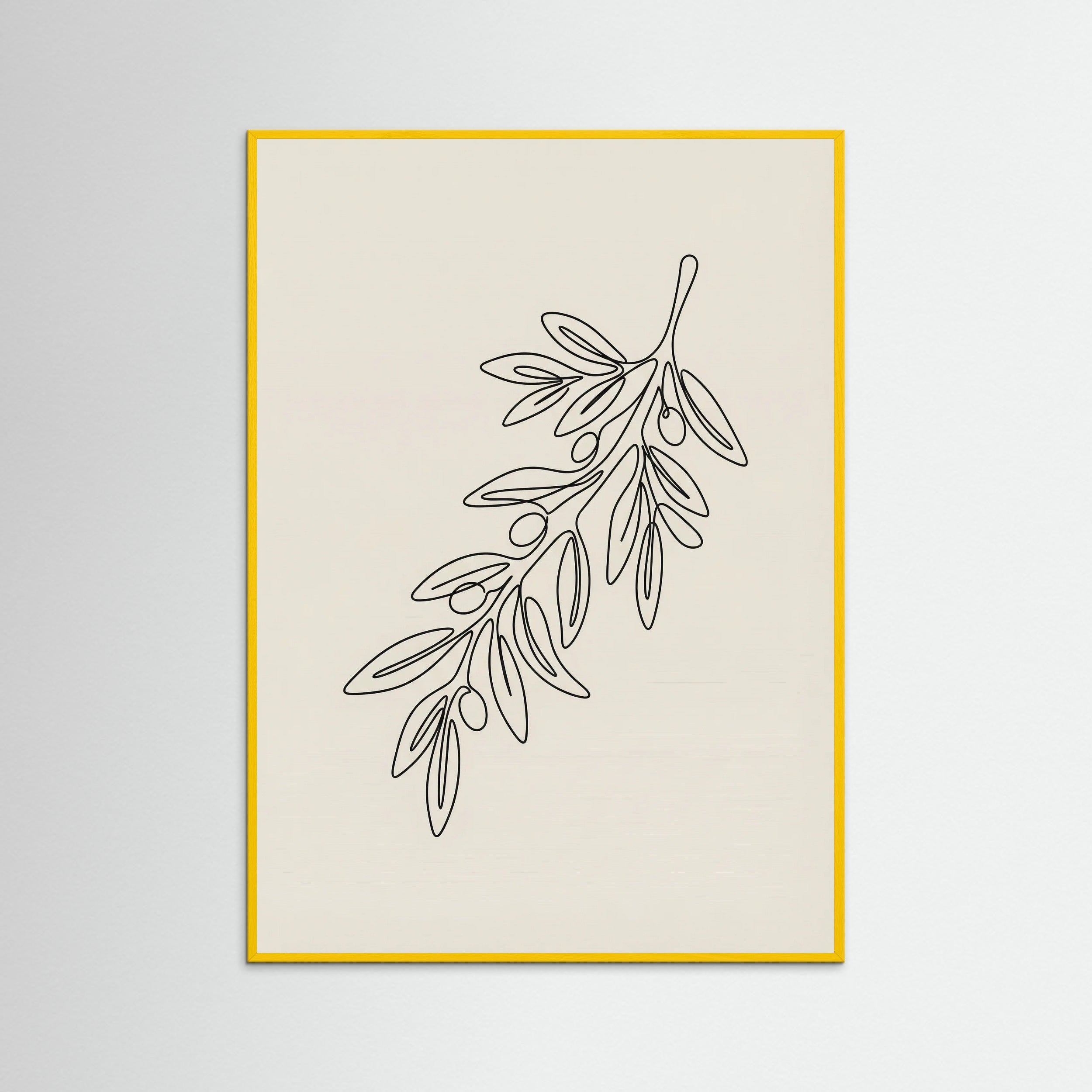 Yellow Wood Botanical Contour