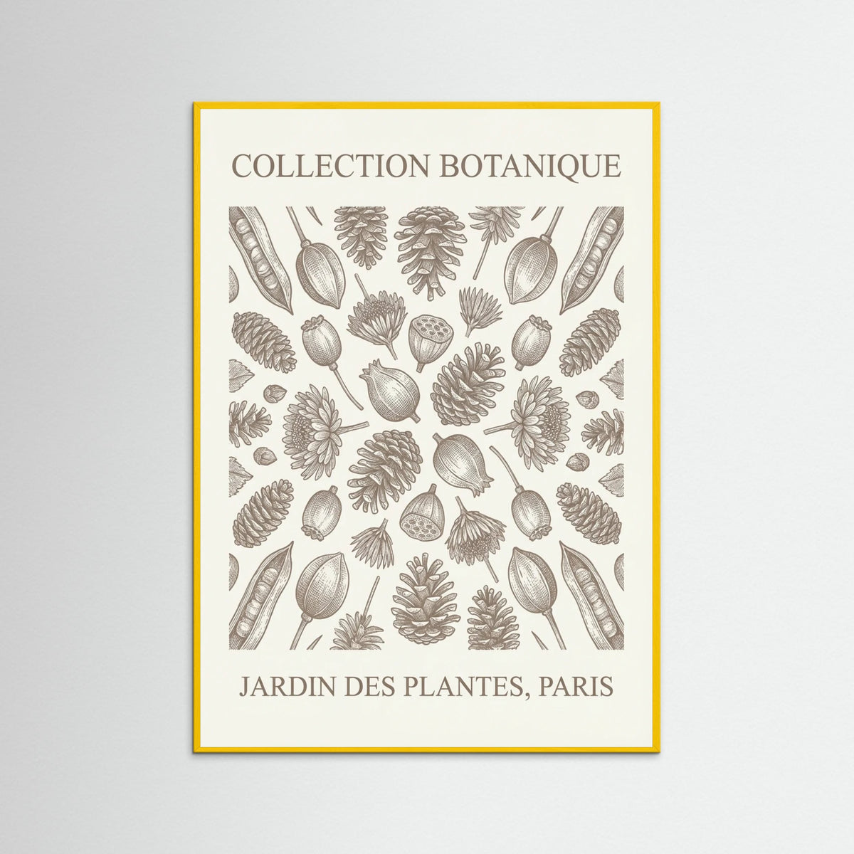 Yellow Wood Botanical Etchings