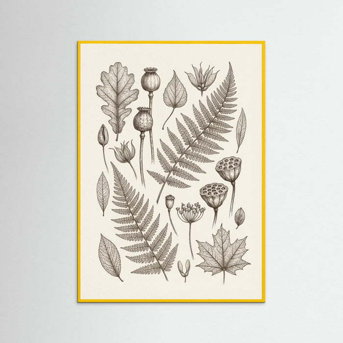Yellow Wood Botanical Intricacy