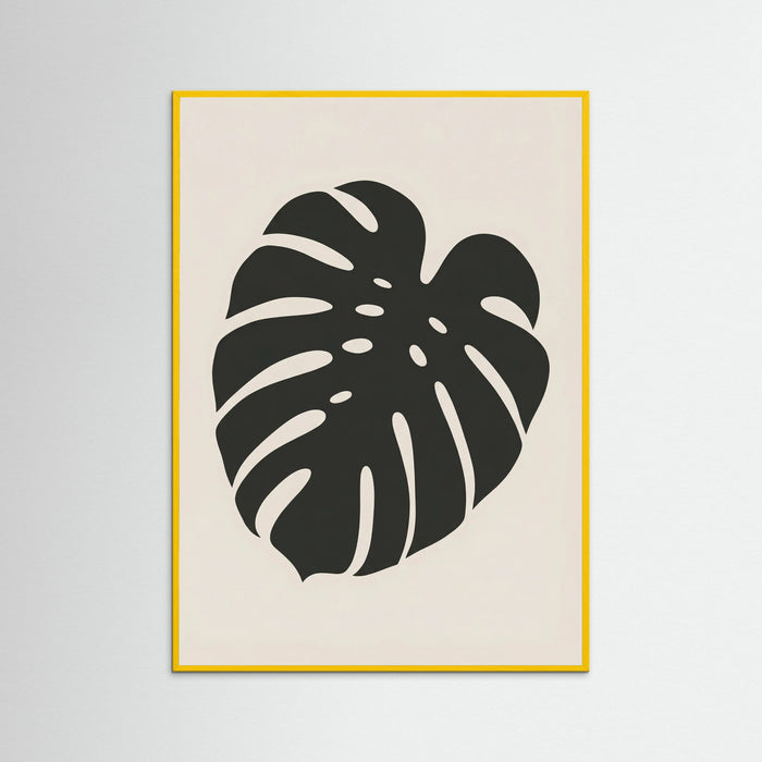 Yellow Wood Botanical Silhouette