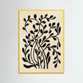 Yellow Wood Botanical Silhouette
