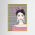 Bow Girl Poster – Poster und Kunstdruck